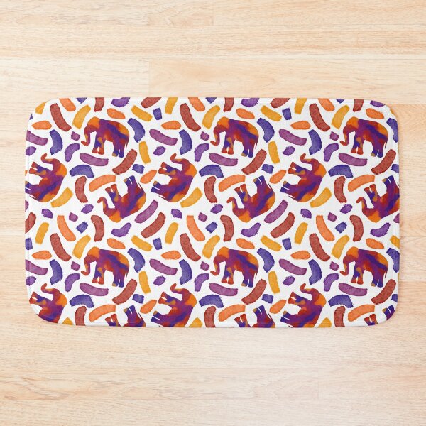 Item preview, Elephants in Warm Colors designed and sold by Hodgepodge Bricolage.