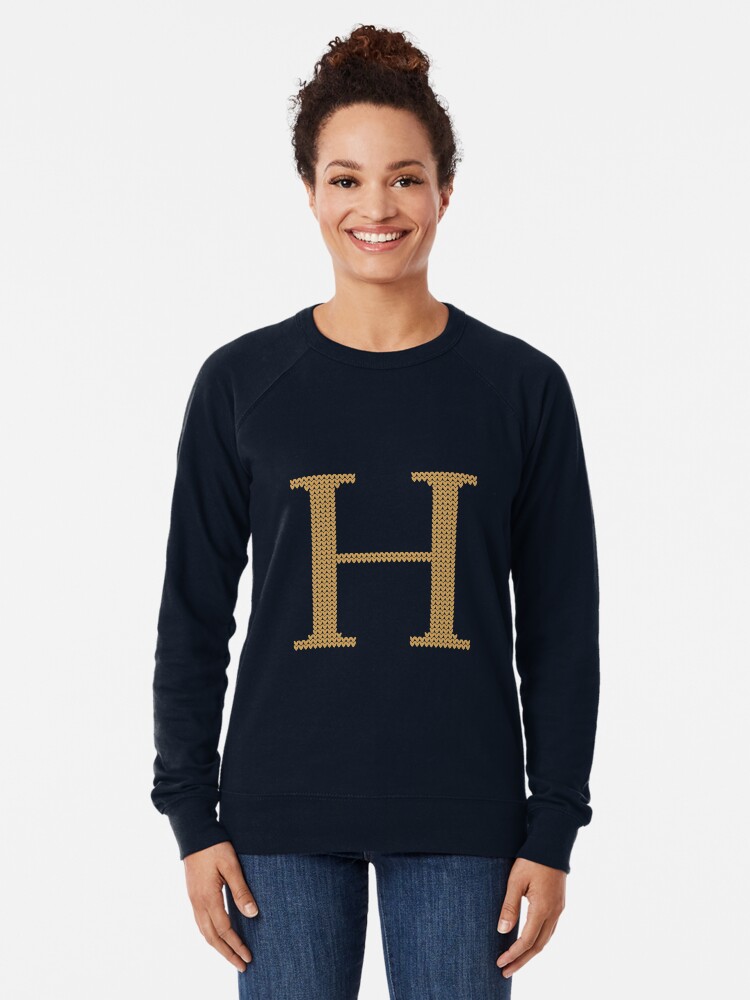 Thumbnail 2 von 5, Leichter Pullover, Weasley Pullover Buchstabe H designt und verkauft von DesignsByAND.