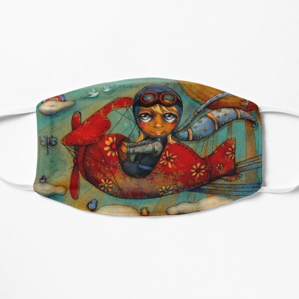 Little Red Plane Mask