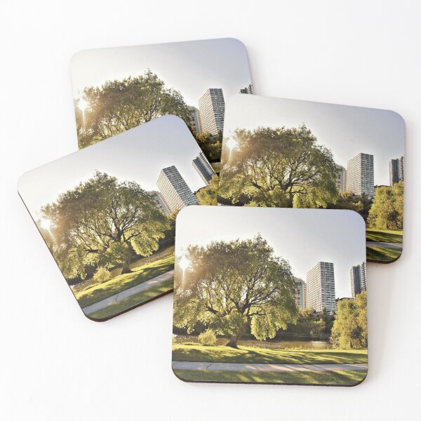 Item preview, Veterans Park in Milwaukee in late afternoon designed and sold by Craylend.