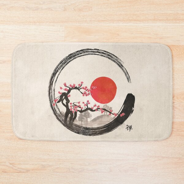 Item preview, Zen Enso Circle and Sakura Tree  designed and sold by k9printart.