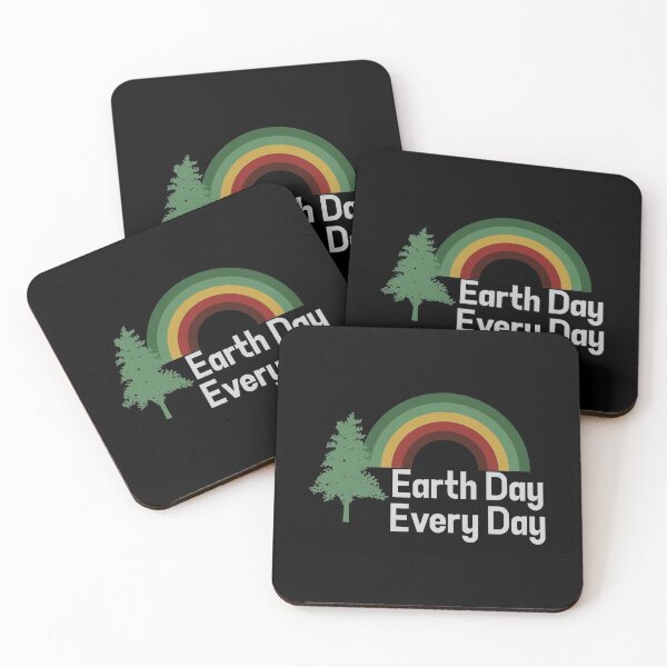 Item preview, Earth Day Every Day Climate Change Lovers Retro Tree designed and sold by CrookedCreek.