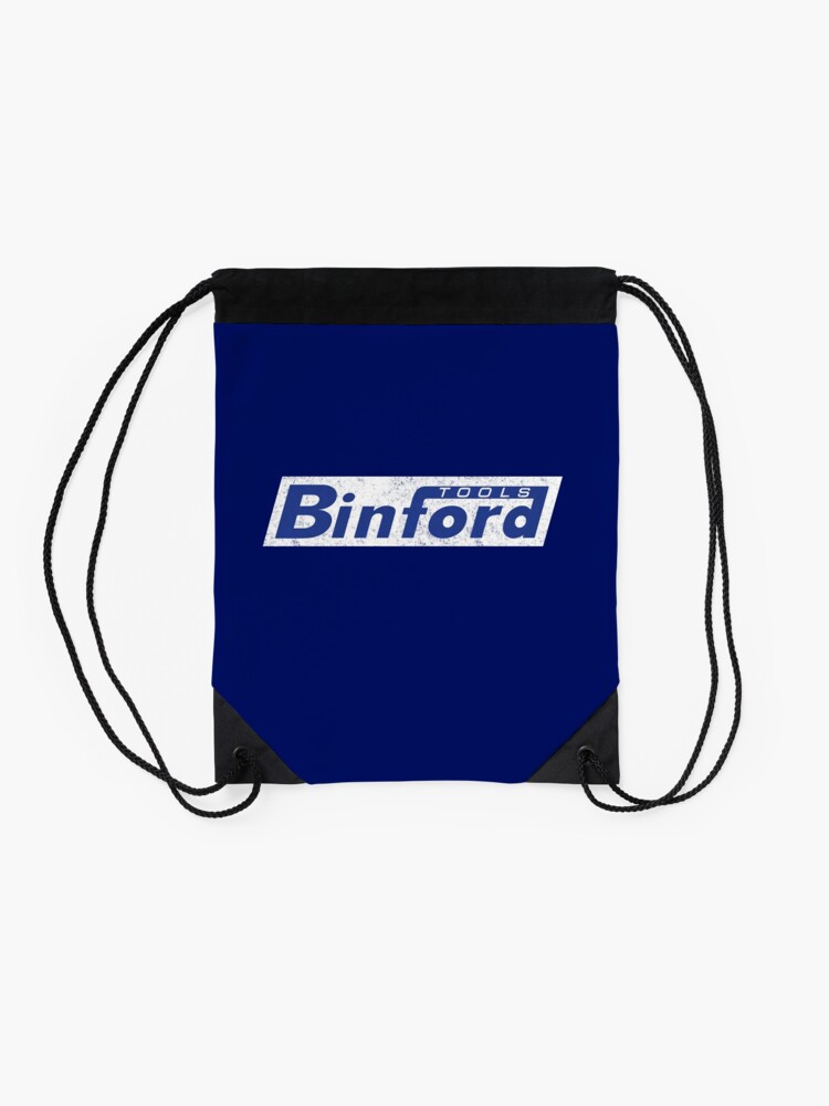 Thumbnail 2 of 3, Drawstring Bag, Binford Tools Vintage logo designed and sold by Primotees.