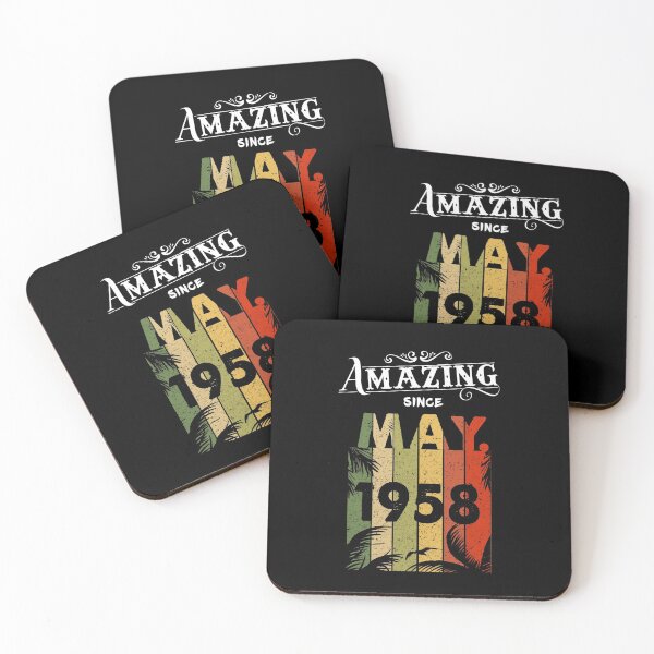 Item preview, Amazing Since May 1958 Vintage 62nd Birthday Gift designed and sold by thegoodplan.