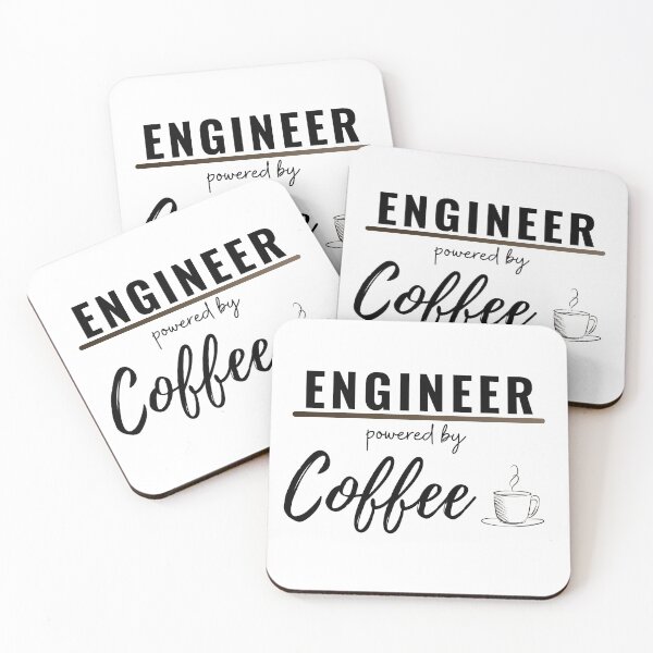 Item preview, Engineer Powered By Coffee Merchandise  designed and sold by EngineeringTees.