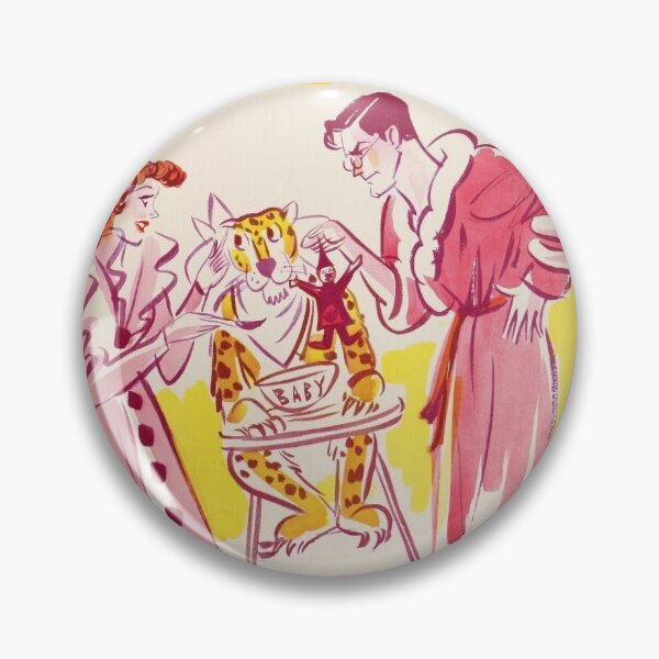 Item preview, Bringing Up  Baby cartoon art Katharine Hepburn, Cary Grant designed and sold by Love30smovies.