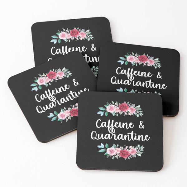Item preview, Caffeine And Quarantine designed and sold by Merch By ika.