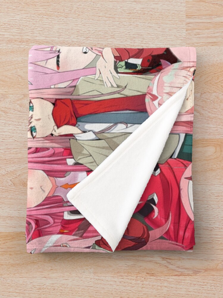 Alternate view of Zero Two Tribute Pattern Throw Blanket