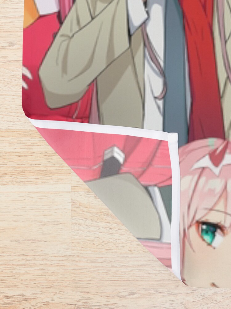 Alternate view of Zero Two Tribute Pattern Shower Curtain