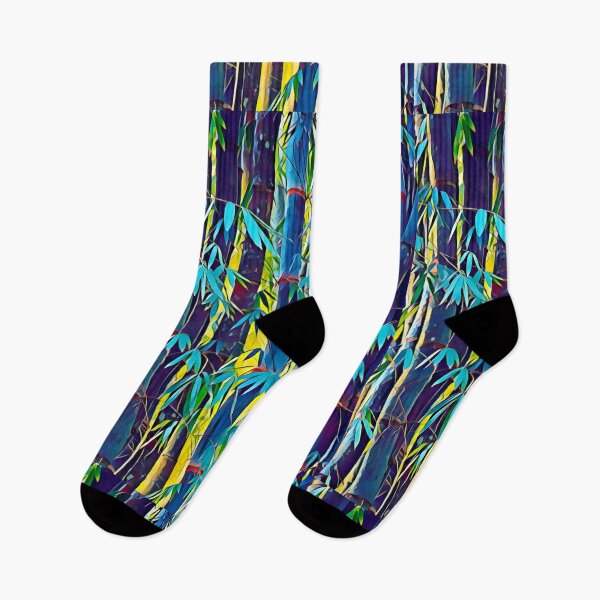 Item preview, Bamboo Watercolour, in blue and yellow designed and sold by NatanDesigns.