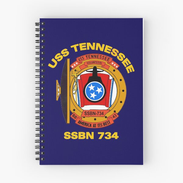 Item preview, USS Tennessee (SSBN-734) Crest for Dark Colors designed and sold by Nikki SpaceStuffPlus.
