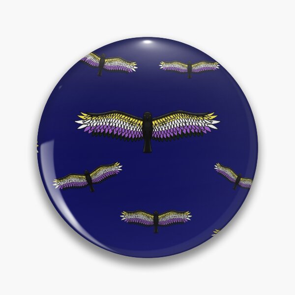 Item preview, Fly With Pride, Raven Series - Nonbinary designed and sold by StephOBrien.