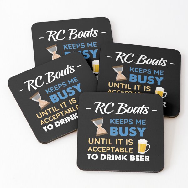 Item preview, RC Boats Keeps Me Busy Until It Is Acceptable to Drink Beer designed and sold by Orange Pieces.