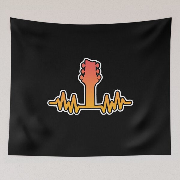 Item preview, Guitar heartbeat electric guitar music gift designed and sold by redshirtz.