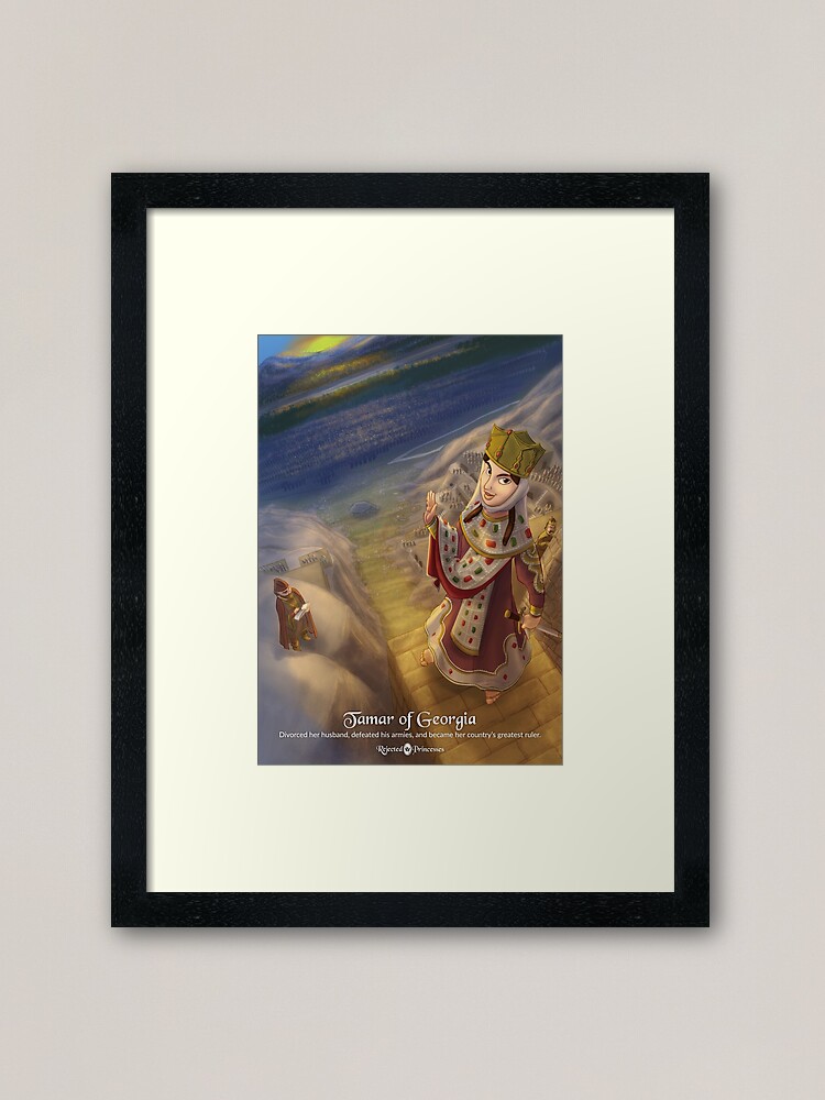 Alternate view of Tamar of Georgia - Rejected Princesses Framed Art Print