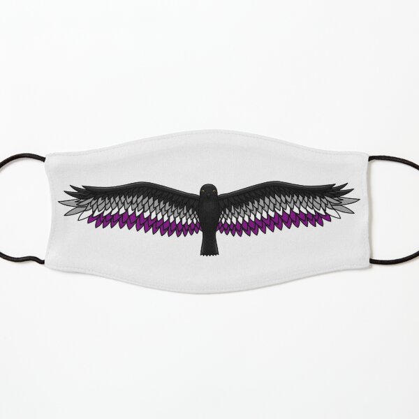 Fly With Pride, Raven Series - Asexual Kids Mask