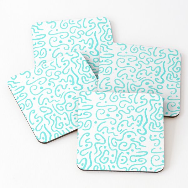 Item preview, light blue doodle designed and sold by KarolinaSt.