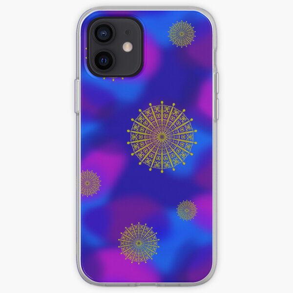 Golden Sky Symbols iPhone Soft Case