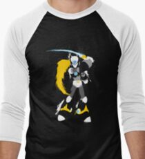Copy Zero splattery design Men's Baseball ¾ T-Shirt