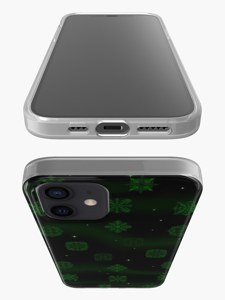Alternate view of Dark Jungle Gems iPhone Case & Cover