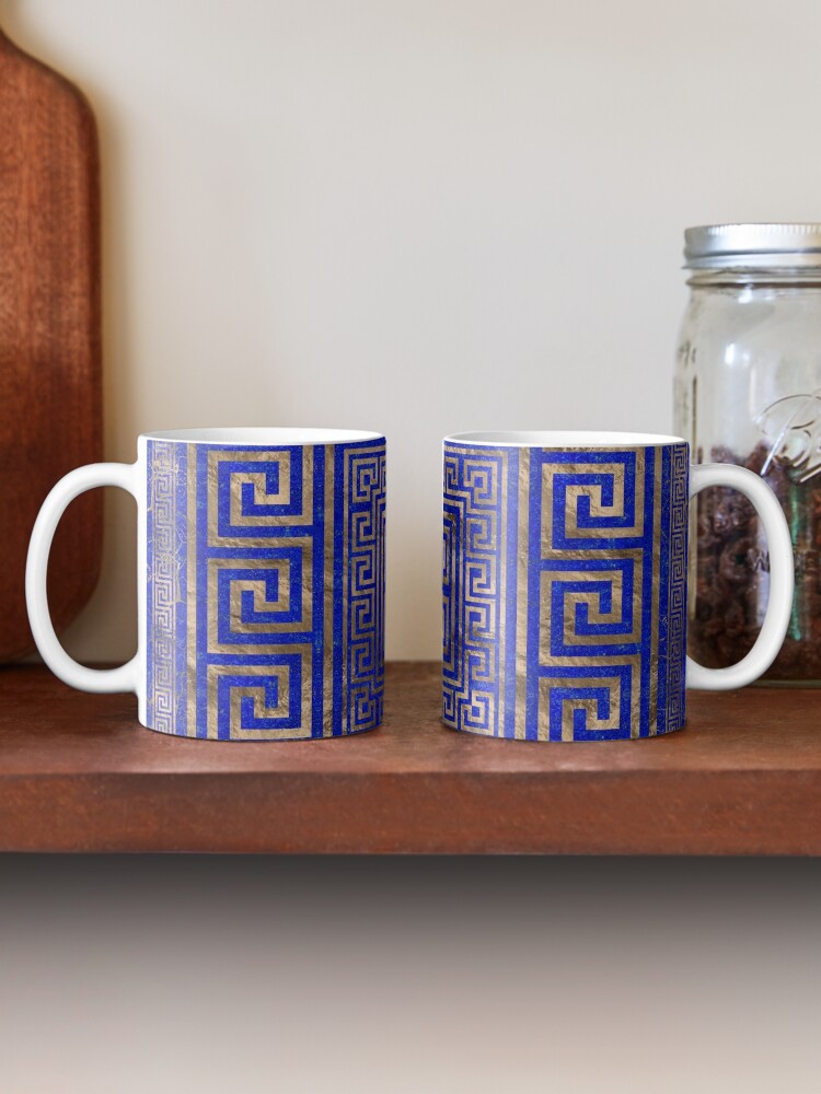 Gold Ceramic Coffee Mug (3 Patterns)