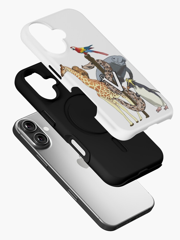 Thumbnail 2 of 4, iPhone Case, My life is a zoo designed and sold by ammedina612.