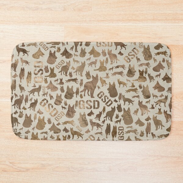 Item preview, German Shepherd Dog GSD - Pastel Gold designed and sold by k9printart.