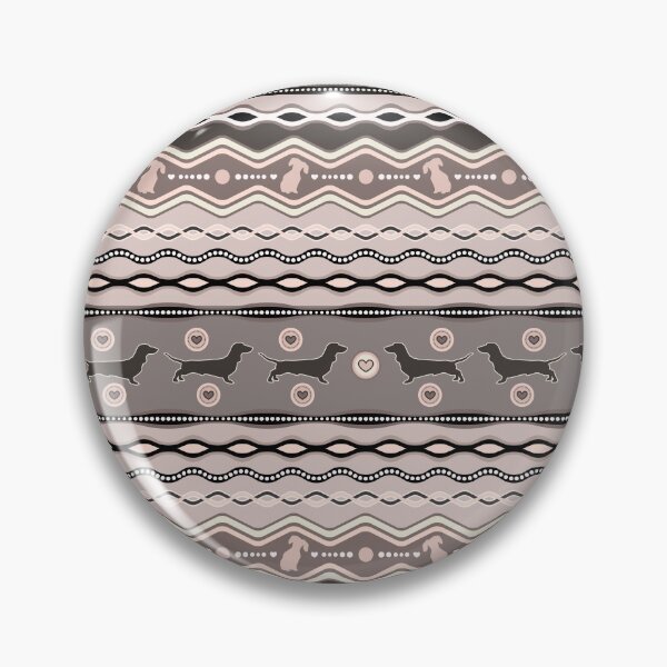 Item preview, Dachshund - Decorative Pattern in pastels designed and sold by k9printart.