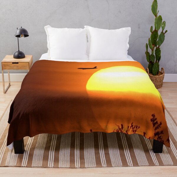 Item preview, Smokin' Hot Sunset With Plane Flying By designed and sold by JackieSparrow23.