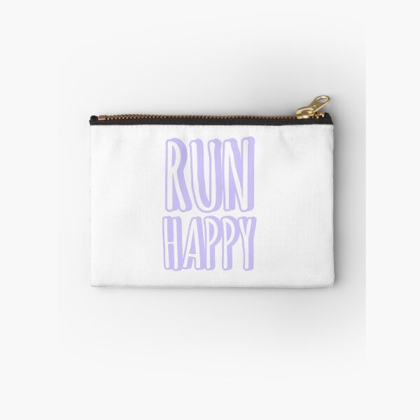Item preview, Run Happy purple pastel sticker designed and sold by schmicol.
