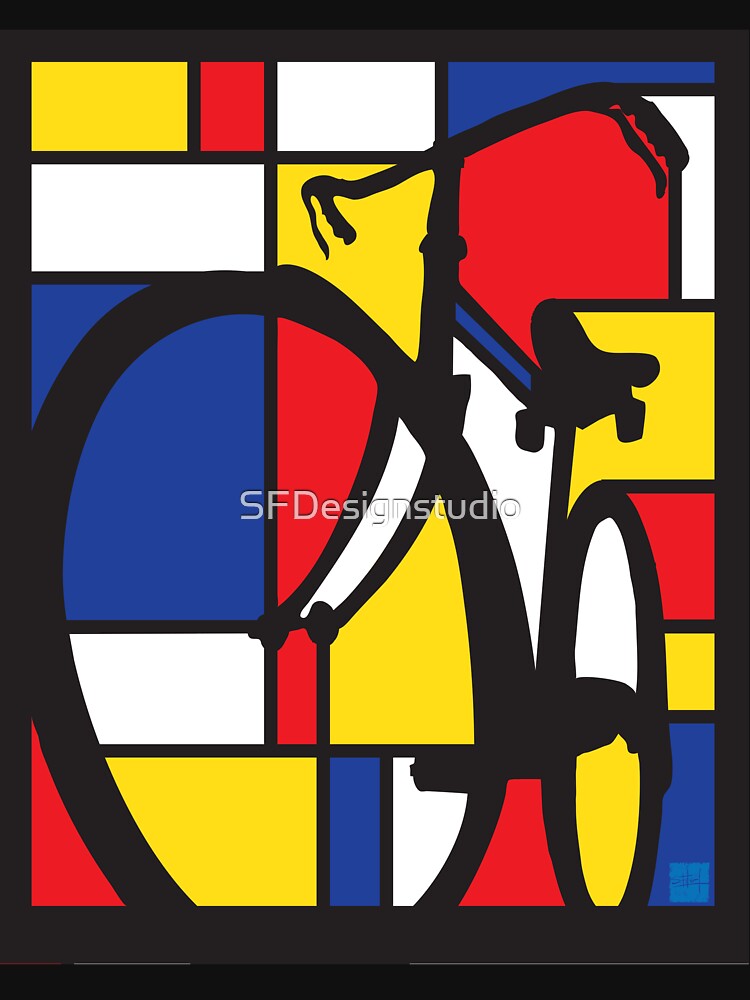 Mondrian Art Road Bike Men's Cycling Jersey