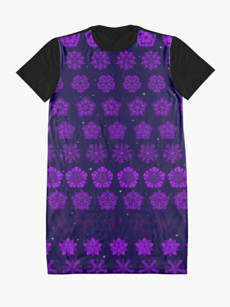 Alternate view of Amethyst in the Sparkling Sea Graphic T-Shirt Dress