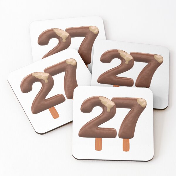Item preview, 27 Ice Cream Twenty Seven Number 3d Chocolate designed and sold by HelloFromAja.