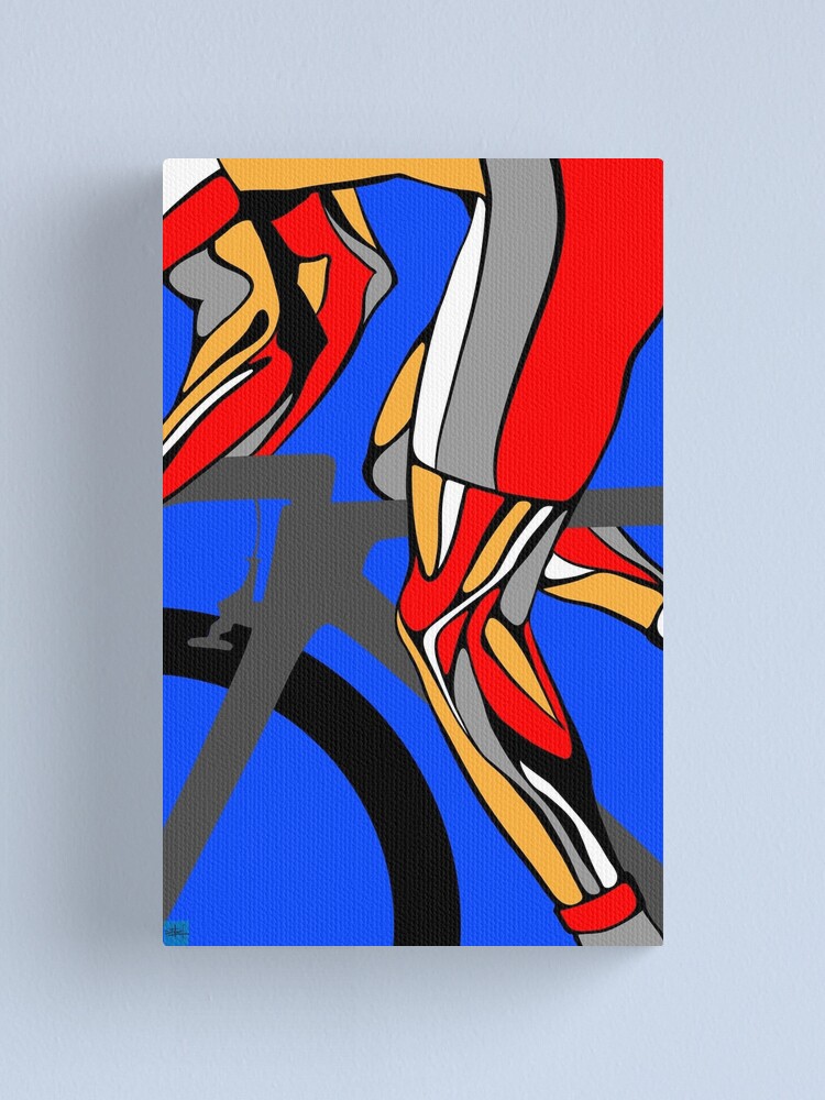 Alternate view of Tour De France Legs Canvas Print