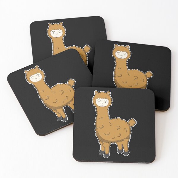 Item preview, Alpaca llama comic cute andean pet gift designed and sold by redshirtz.