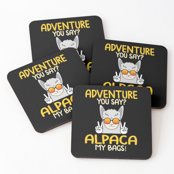 Item preview, Adventure you say Alpaca Llama Sweet Andean Gift designed and sold by redshirtz.