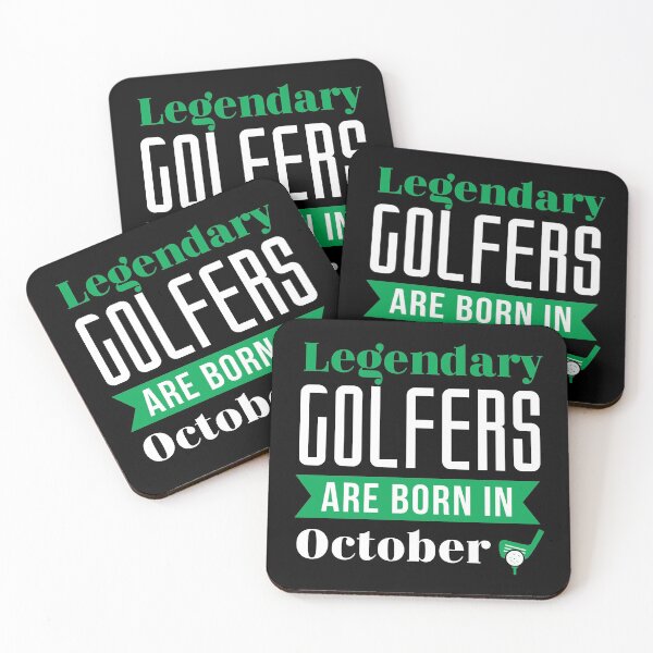 Item preview, Legendary Golfers Are Born In October Golf Birthday Shirt Golfing Gift Idea designed and sold by Orange Pieces.