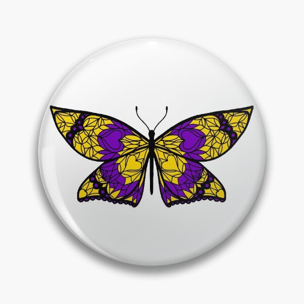 Item preview, Vuela con orgullo: Mariposa de bandera intersexual designed and sold by StephOBrien.