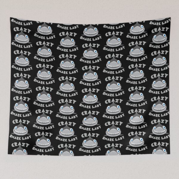 Item preview, Crazy shark lady  designed and sold by jazzydevil.