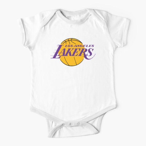lakers-angeles Short Sleeve Baby One-Piece
