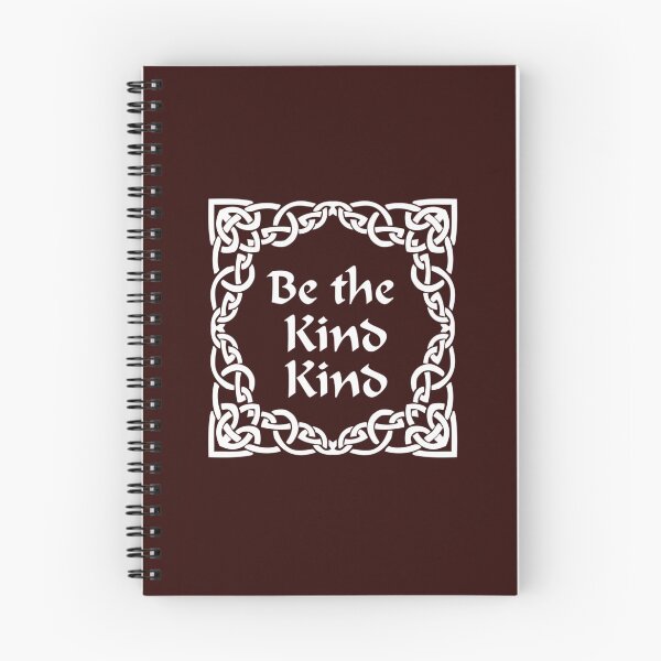 Item preview, Be the Kind Kind - BLACK (Celtic knots) ==  Also, "black on white" design designed and sold by seize39.