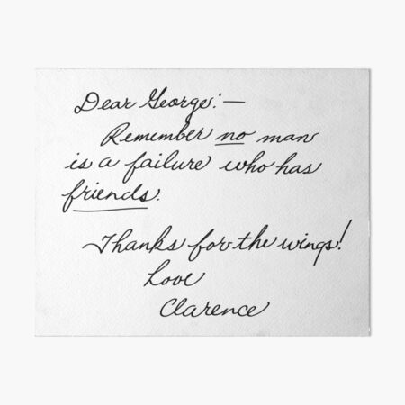 It's a Wonderful Life - Clarence Art Board Print