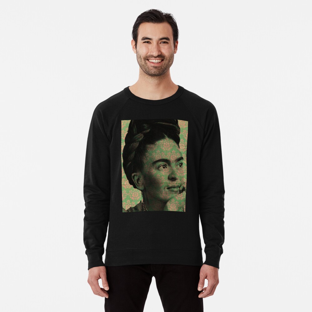 Frida kahlo green sweatshirt clearance