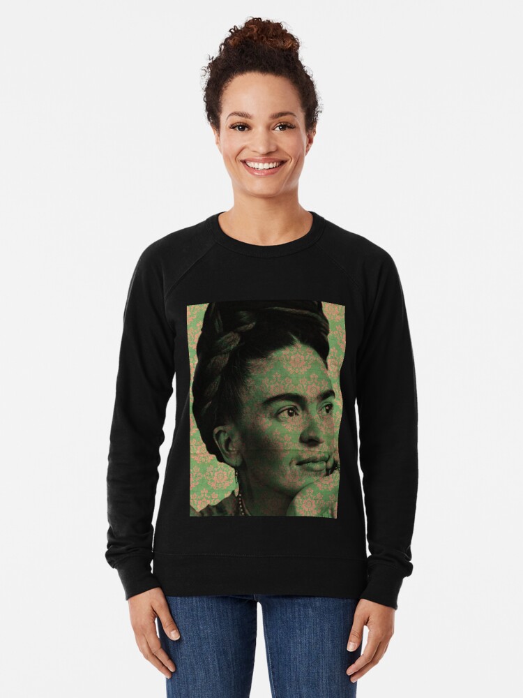 Frida kahlo green sweatshirt clearance