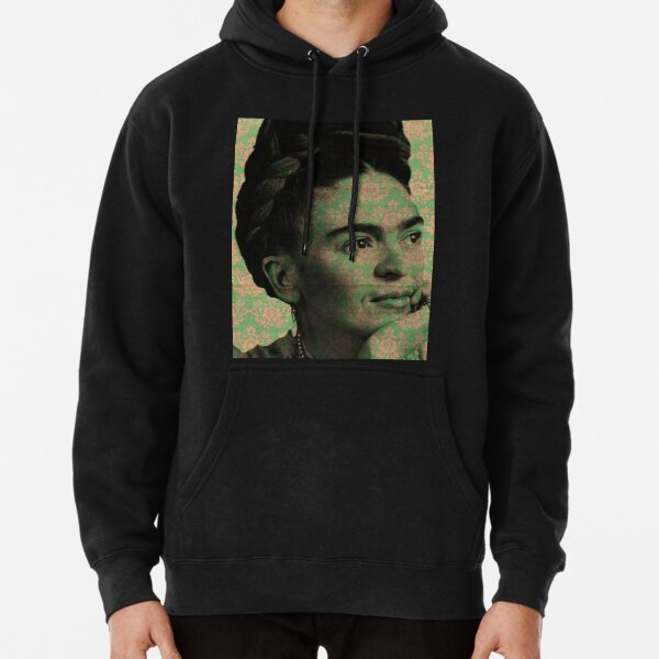 Frida Kahlo verte Sweat à capuche épais