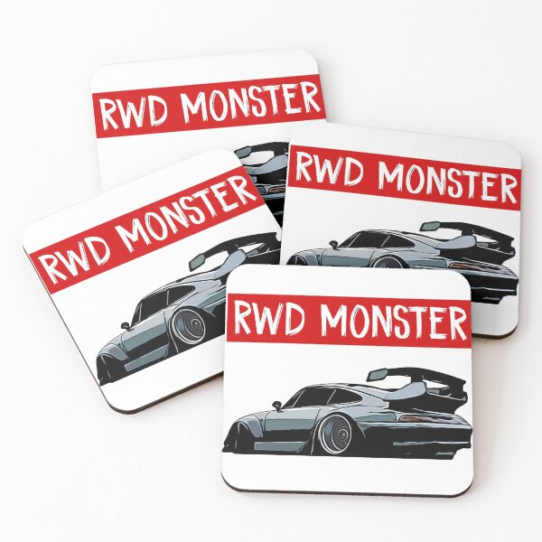 Item preview, Cadet Grey RWB 993 RWD Monster Rear Side designed and sold by Enthusiast Designs.