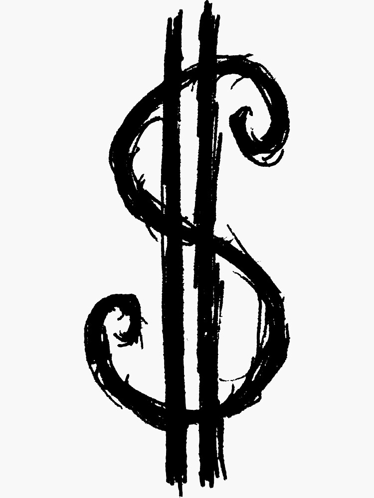 Thumbnail 3 of 3, Sticker, Money designed and sold by racer0220.