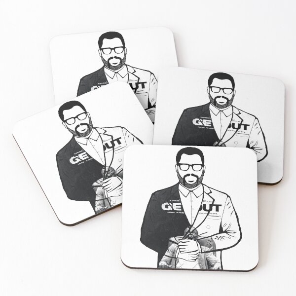 Item preview, Jordan Peele Get Out Portrait, Black and White designed and sold by Film.O.Grapher.