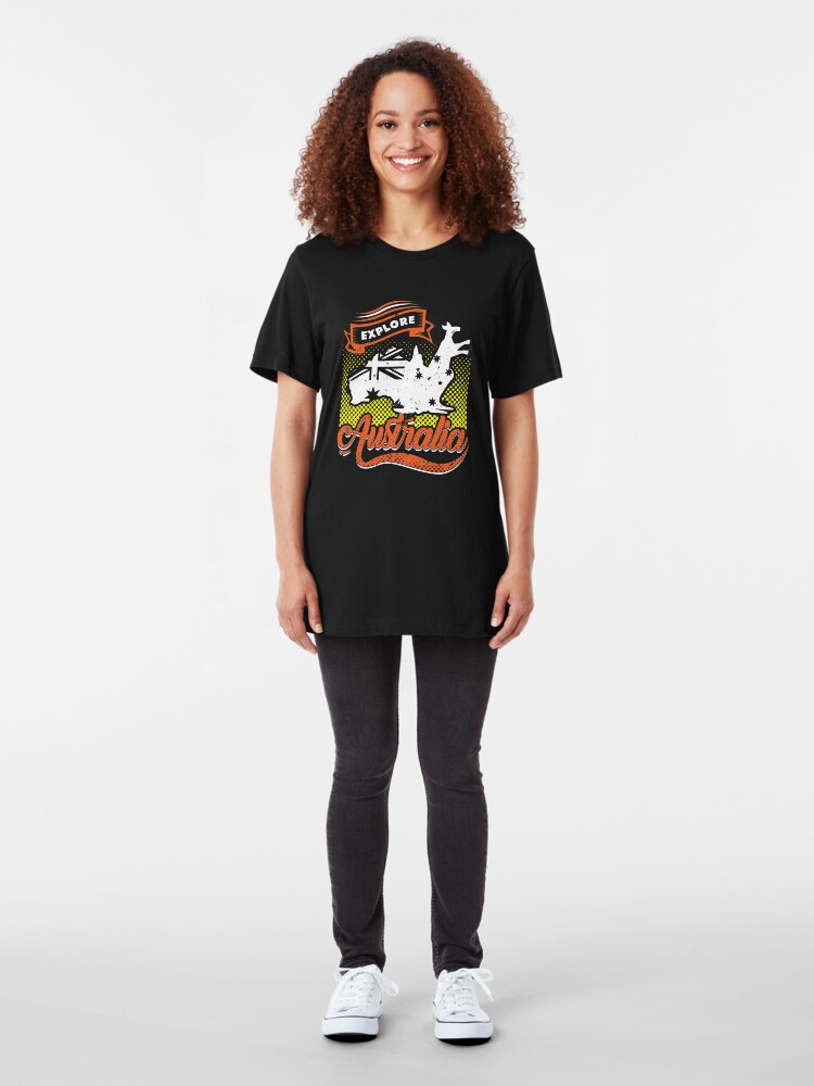 OrangePieces Australia Day Australian Flag Shirt Explore Australia Unisex Sweatshirt