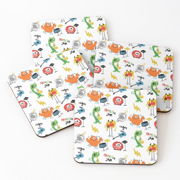 Item preview, Cute Hand Drawn Colorful Monsters designed and sold by AnastasiaDesign.